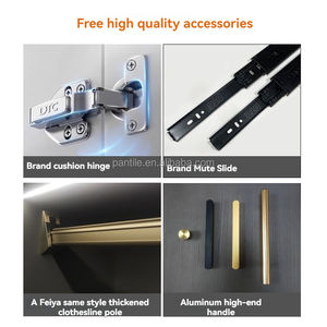 Placard armoire accessoires meubles maison Foshan blanc laque garde-manger stockage armoires <span class=keywords><strong>de</strong></span> cuisine ligne <span class=keywords><strong>de</strong></span> Production paniers en Stock - Product Image 4