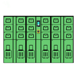 Casiers à bagages intelligents à code QR (type armoire) avec revêtement en poudre, écologiques et portables pour aéroports et hôtels - Product Image 5