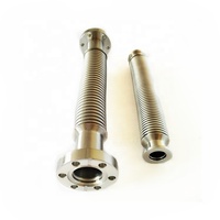 Tuyaux flexibles sous vide en acier inoxydable CF Conflat Flange