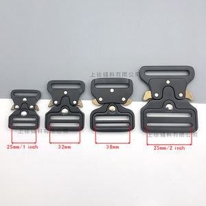 20mm-25mm 32mm 38mm 50mm Collier de chien en cuir métallique Boucle en métal à dégagement rapide Boucle tactique - Product Image 4