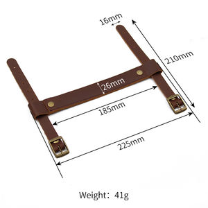 Elevador de Bicicleta de Cuero Vacuno Resistente RR, Manija Desmontable Reforzada para Ciclismo al Aire Libre, Elevador de Cuadro de Bicicleta de Cuero Genuino para Ciclistas - Product Image 6