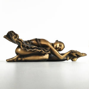 Résine Abstraite Dame Statue Ballerine Figurine Danseuse Ornements - Product Image 4