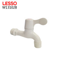 Robinet de cuisine en plastique PVC LESSO W83106, durable et très demandé, pour lavabo et machine à laver