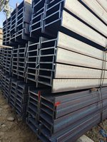 Poutre en H en acier standard Q235/Q345 de haute qualité, laminée à chaud pour la construction, avec services de découpe et de soudage