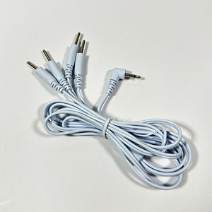 Productos calientes <span class=keywords><strong>EMS</strong></span> línea de electrodo terapéutico línea de conexión de fisioterapia línea de clip de oreja con aguja/botón <span class=keywords><strong>TENS</strong></span> Accesorios - Product Image 3