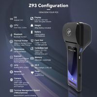 Terminal POS Android Z93-1 con Pantalla Táctil de 80 mm, Android 14.0, Lector de Huellas Dactilares, Impresora de 80 mm, Sistemas de Punto de Venta