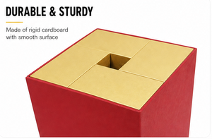 Caja de Calendario de Adviento Navideño con Diseño de Cubo Único, Caja Misteriosa Vacía de Cartón Rígido para Regalos Sorpresa de Lujo al por Mayor - Product Image 5