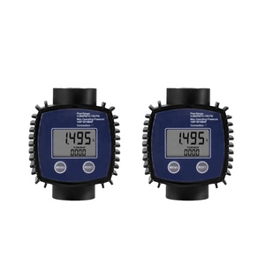 ESMK24 디지털 임펠러 유량계, 10-100L/MIN 이 있는 스테인리스 스틸/PPS 플라스틱 나사 K24 미터