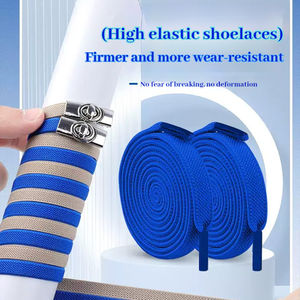 Olian Nouveau Style Personnalisé Élastique Plat Lazy Lacets Métal Croix Boucle Sans Cravate Lacet Sneaker Lacets Accessoires - Product Image 4