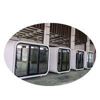Maison Standard américaine de petites maisons de séjour, conteneur de parfum préfabriqué pour café hangar Garage avec chambre à coucher