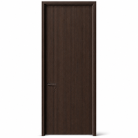 Porte de chambre insonorisée en bois mélaminé couleur personnalisée avec bordure PUR pour la rénovation en gros des dortoirs