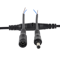 Connecteur de câble cc étanche IP65 5521 5525 connecteur électrique mâle femelle séparateur 60V pour PCB et FPC