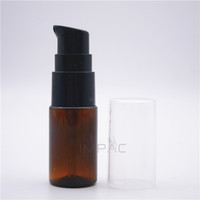 Botol Sampel Lotion Kosmetik Mini Amber Custom, Botol Pompa Serum Lucu 10ml