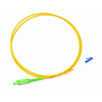 Cordon de brassage optique monomode simplex SC UPC vers LC APC de qualité télécom, gaine PVC LSZH 2,0 mm 3,0 mm