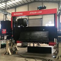 Trancheuse à pierre multi-lames entièrement automatique de type pont pour la fabrication de bordures de routes