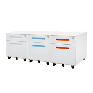 ตู้เก็บเอกสารแบบพกพาคอห่าน3ลิ้นชักตู้เก็บของอเนกประสงค์ในยิมพร้อมล็อคมือถือ - Product Image 6