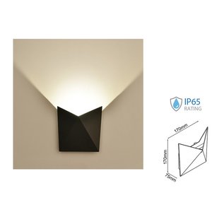 Applique da Parete LED 6W Luce Bianca Calda Alloggiamento in Alluminio con Protezione Impermeabile IP65 SKU-218282 - Product Image 1
