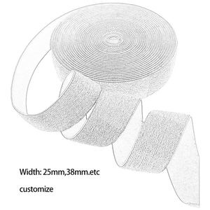 Double Side Different Color Golden Jacquard Flat Webbing Custom Size for Garment Accessories - Product Image 4