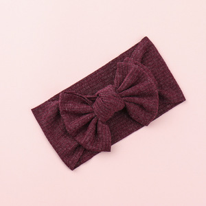 Serre-têtes tricotés à nœud papillon 2026 : Accessoires créatifs en tissu pour cheveux d'enfants et bébés – Vente Flash ! - Product Image 6