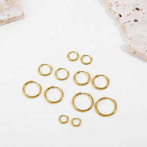 Stainless Steel 2MM Huggie Hoop <strong>Earrings</strong> for Women <strong>Men</strong> Surgical Steel <strong>Sleeper</strong> <strong>Earring</strong> - Product Image 4