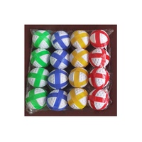 Balles de golf multicolores pour jeu de chipping, balles de golf en plastique collantes pour l'entraînement au golf, cible de fléchettes en tissu