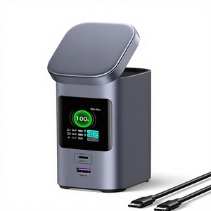 พาวเวอร์แบงค์พกพา 15W 20000mAh ชาร์จเร็ว USB-C 100W 4-in-1 แม่เหล็ก 3 พอร์ต 2C1A หน้าจอ TFT - Product Image 4
