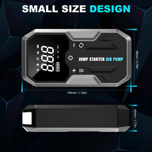 Démarreur de <span class=keywords><strong>voiture</strong></span> et de camion portable 12V 2000A avec gonfleur de pneus, charge USB-C et lumière LED - Product Image 3