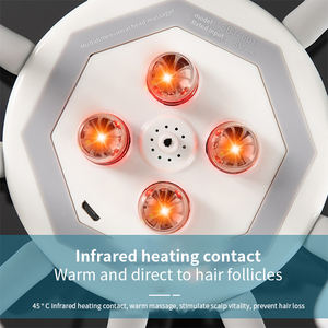 2024 Neueste Smart Wireless Charging Octopus Design Kopf massage gerät 3D-Massage zur Entspannung Freisprech-Massage gerät für die elektrische Kopfhaut - Product Image 5