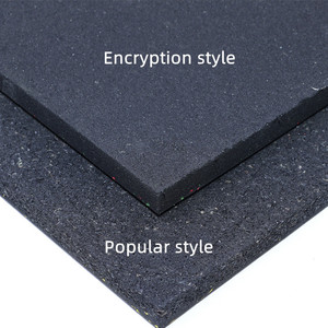 แผ่นยางปูพื้นสนามเด็กเล่นในร่มและกลางแจ้ง,แผ่นปูพื้นดัมเบลล์แผ่นกันกระแทกฉนวนกันเสียงสำหรับยิม - Product Image 4