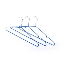 Support de fil de revêtement en PVC antidérapant personnalisé avec crochets chromés en métal