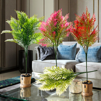 Feuilles de fougère artificielles de haute qualité et durables, bouquets d'algues marines en plusieurs couleurs pour la décoration de la maison, du jardin et des mariages