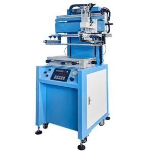 Semi-Automatic Single Color Paper Card Film Screen Printing Machine New Flat Screen Vacuum Table <b>Glass</b> Farm Engine Label Printer - Product Image 4
