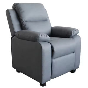 Fauteuil de cinéma maison manuel une <span class=keywords><strong>place</strong></span>, style européen moderne, revêtement en tissu de luxe avec structure métallique, design européen abordable direct usine - Product Image 2