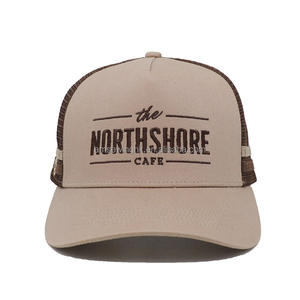 Gorra Trucker de 5 Paneles Personalizada de Alta Calidad, 100% Algodón, con Logotipo Bordado, Diseño Color Block, Unisex - Product Image 1