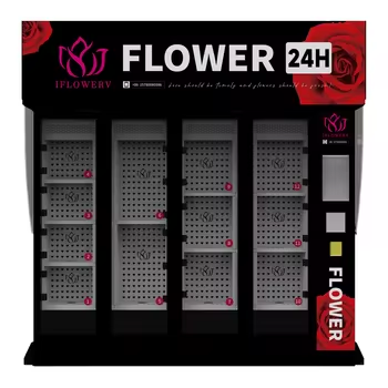 Pop up Smart Lockers Automatic Flower Dispenser Big Capacity Refrigerated Flower Vending Machine in Various Sizes