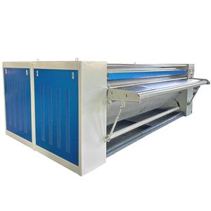 Single Roller Stainless Steel Flatwork <strong>Ironing</strong> Machine | Electric/Steam/Gas Heated Continuous <strong>Industrial</strong> Laundry <strong>Equipment</strong> - Product Image 4