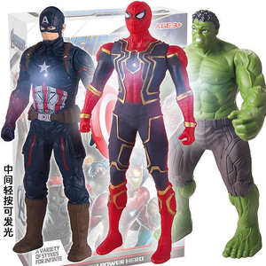 Figuras <span class=keywords><strong>de</strong></span> acción <span class=keywords><strong>de</strong></span> superhéroes <span class=keywords><strong>de</strong></span> <span class=keywords><strong>Marvel</strong></span> <span class=keywords><strong>de</strong></span> PVC <span class=keywords><strong>de</strong></span> 17 cm, detalles luminosos, muñecos articulados, adorno <span class=keywords><strong>de</strong></span> escritorio, coleccionable <span class=keywords><strong>de</strong></span> <span class=keywords><strong>cumpleaños</strong></span> para niños - Product Image 2