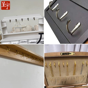 Chengyu Retro Mini Single Hook Zinc Alloy Plated Slip Hook For Clothes Coat <b>Hat</b> Hanging Furniture Hardware Accessory - Product Image 4