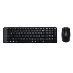 Logitech MK220 kablosuz klavye ve fare multimedya ofis klavye ve fare seti ile kablosuz 2.4G alıcı