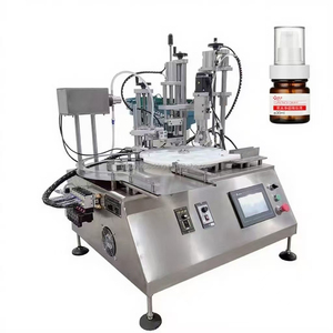 Machine <span class=keywords><strong>de</strong></span> remplissage et <span class=keywords><strong>de</strong></span> bouchage rotative automatique pour huiles essentielles, gouttes pour les <span class=keywords><strong>yeux</strong></span>, colle liquide, petits flacons en verre, tubes à essai, flacons <span class=keywords><strong>de</strong></span> réactifs - Product Image 4