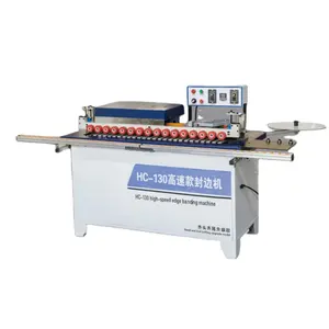 Kleine High Speed Automatische End Cutting Pvc Rand Banding Machine Voor Mdf Meubels