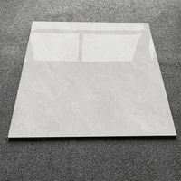 Carreaux de sol en porcelaine émaillée effet marbre blanc gris brillant poli 600x600mm, carreaux pour maison, carreaux de sol de luxe