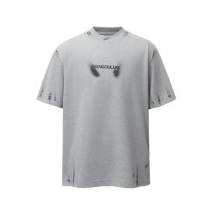 เสื้อยืดลำลองผู้ชายทรงหลวมอินเทรนด์คุณภาพสูงแขนสั้นสไตล์เรโทร <span class=keywords><strong>NINE</strong></span> DAY 2694 - Product Image 4
