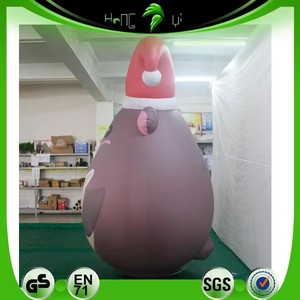 Oso Inflable Personalizado con Gorro Rojo, Modelo Publicitario, <span class=keywords><strong>Mapache</strong></span> Inflable <span class=keywords><strong>Gigante</strong></span>, Duradero, para Decoración de Fiestas y Navidad - Product Image 5