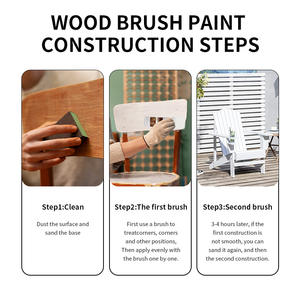 Peinture acrylique en <span class=keywords><strong>bois</strong></span> à base d'eau <span class=keywords><strong>pour</strong></span> la rénovation <span class=keywords><strong>de</strong></span> meubles Application <span class=keywords><strong>de</strong></span> brosse Utilisation <span class=keywords><strong>de</strong></span> table <span class=keywords><strong>de</strong></span> chevet - Product Image 3