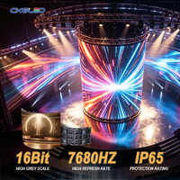 Pantalla LED para DJ P2.6 P3.91, Paneles de Visualización Impermeables para Exteriores, 3840Hz de Alta Frecuencia de Actualización, 500x500mm, Pantalla LED de Alquiler para Escenarios