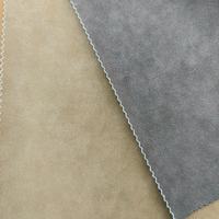 Tissu en cuir PU imperméable sans PFAS avec doublure TC, simili cuir noir pour vestes et vêtements, personnalisable
