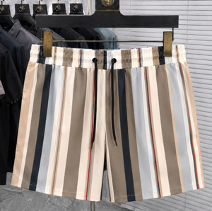 Shorts à carreaux pour hommes, motif personnalisé, vêtements de plage décontractés, mélange de coton, short d'été avec cordon de serrage, logo brodé, OEM ODM - Product Image 4