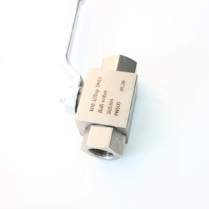 KHB-G1/2 บอลวาล์วสแตนเลสแรงดันสูง 2 ทาง ขายตรงจากโรงงาน รองรับการปรับแต่ง - Product Image 1