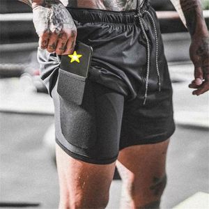Pantalones Cortos Deportivos para Hombre, 2 en 1, de Secado Rápido, para Gimnasio, Entrenamiento, Fitness, Jogging, Verano - Product Image 3